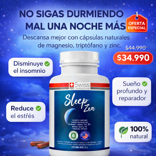 Sleep Zen™ – Cápsulas para Dormir Mejor